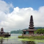 Bedugul lake temple  Bali Photo Gallery views 